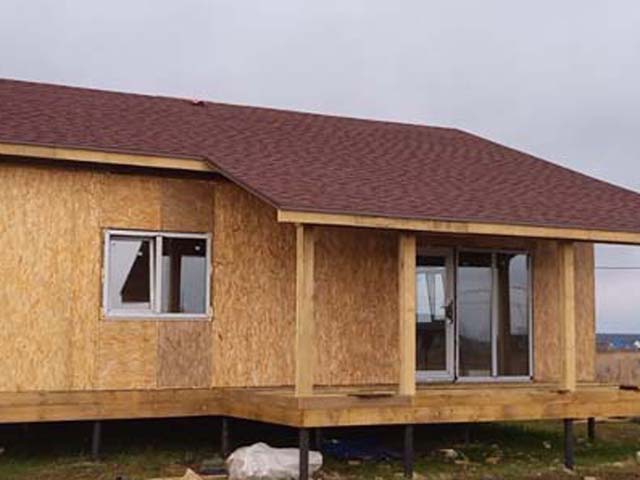 Строительство дома из СИП-панелей в Губкине (домокомплект ГАЛАНТ)